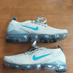 Nike Air Vapormax 3.0 Light Bone/Royal Flyknit Size 9.5